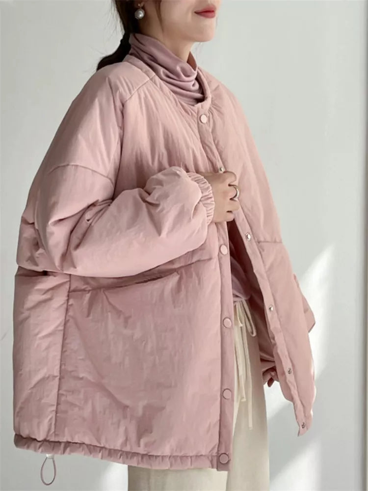 Schwarze, weiche und leichte Steppjacke für Damen