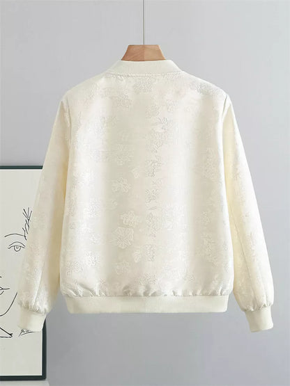 Kurze, bestickte Jacke im chinesischen Stil für Damen