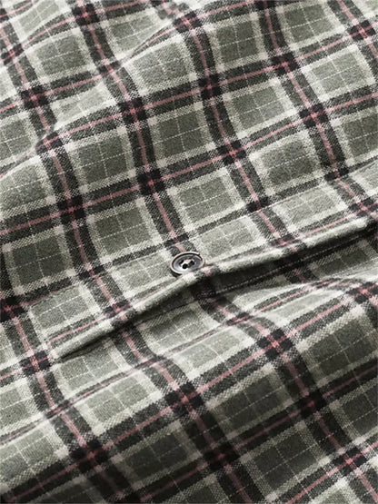 Vintage-Karokleid in lockerer Passform mit Taschen für Damen