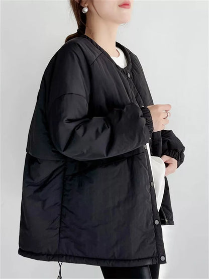 Senfgelbe, weiche und leichte Steppjacke für Damen