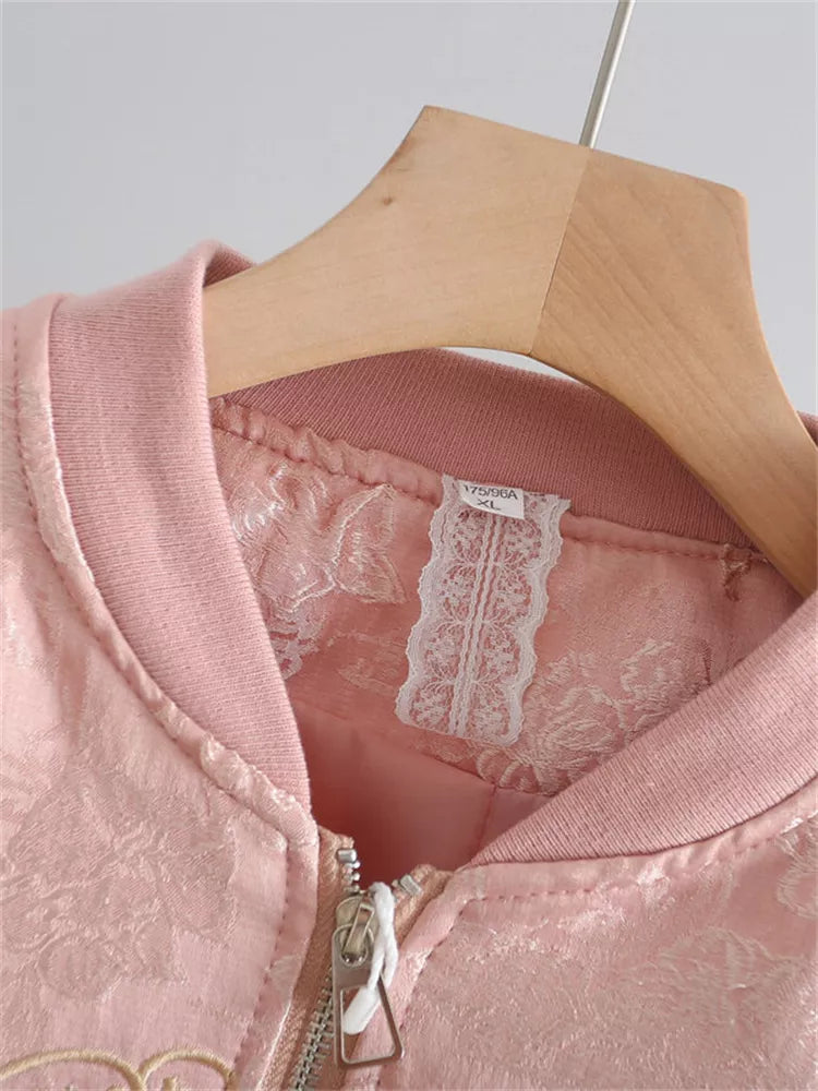 Kurze, bestickte Jacke im chinesischen Stil für Damen