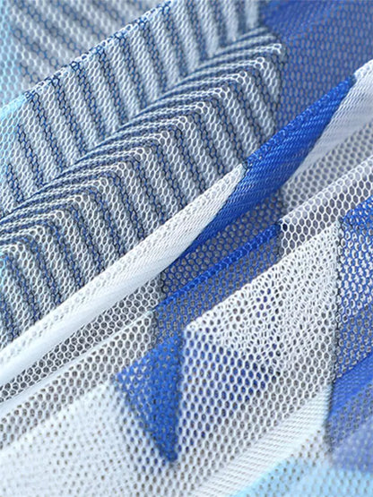 Tüll-Midirock mit Tinten-gefärbtem Muster für Damen