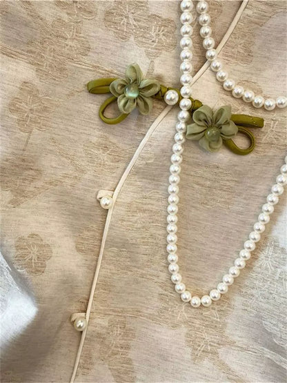 Elegante Damenweste im chinesischen Stil mit Jacquardmuster und Rundhalsausschnitt