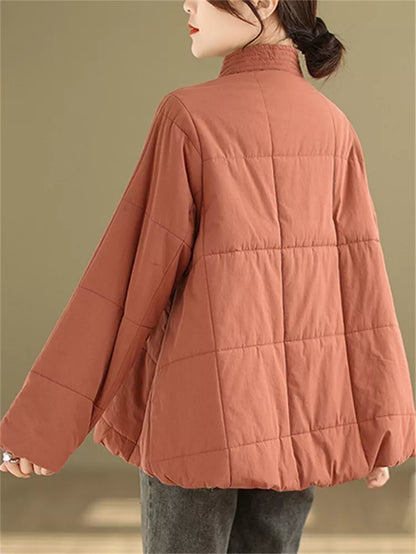 Vintage-Damenjacke im chinesischen Stil mit handgefertigten Froschknopfleisten