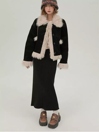 Elegantes Cord-Rock-Set