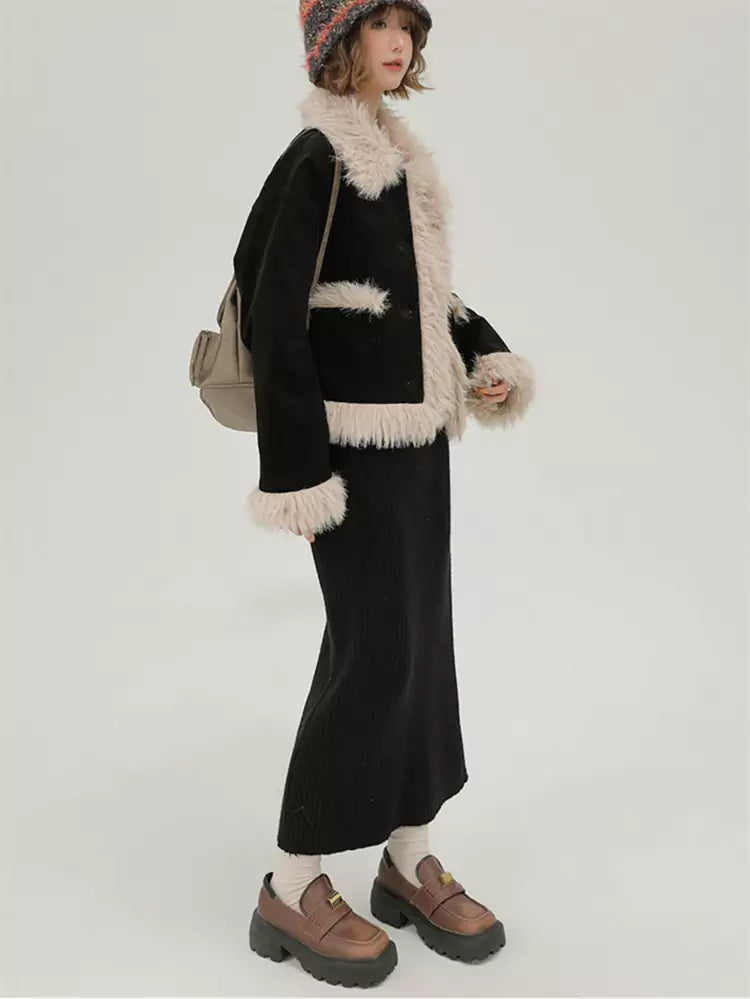 Elegantes Cord-Rock-Set