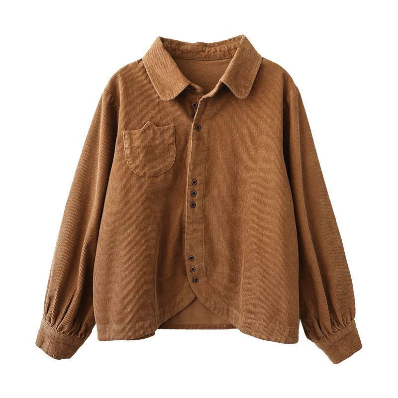 Relaxed Corduroy Cotton Shirt