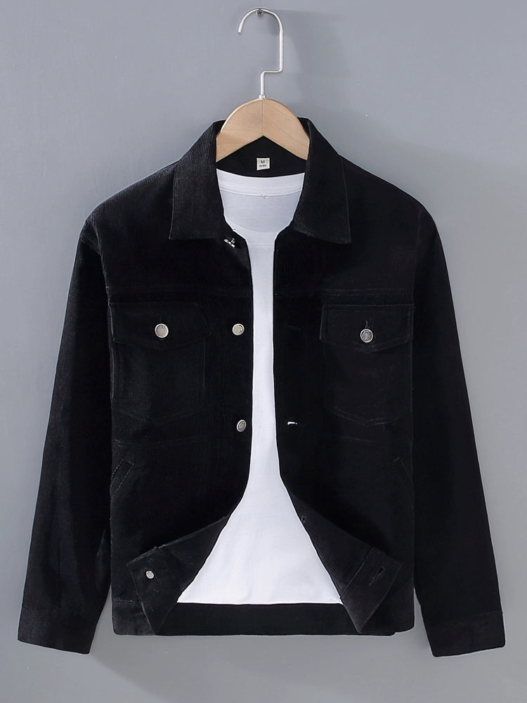 Chaqueta de pana de algodón para hombre