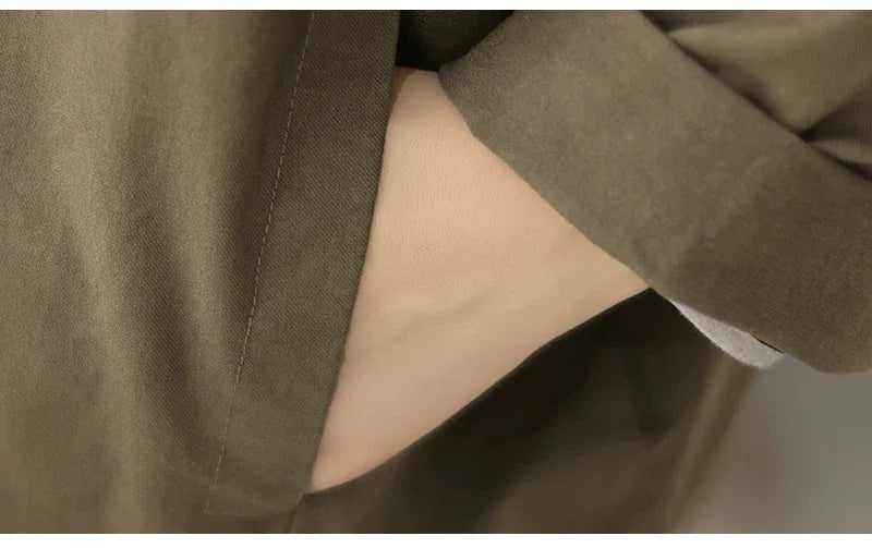 Asymmetrical Placket Relaxed Fit Jacket with Hood