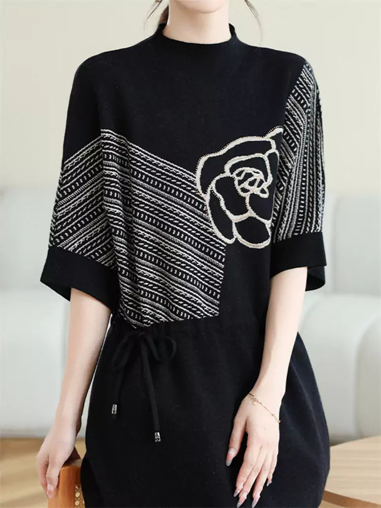 Casual Chic Silk Blend Floral Print Top