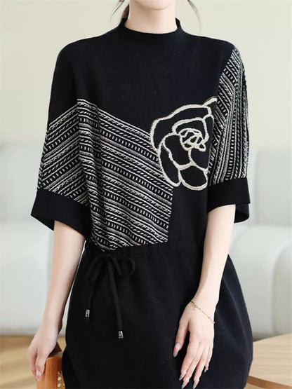 Casual Chic Silk Blend Floral Print Top