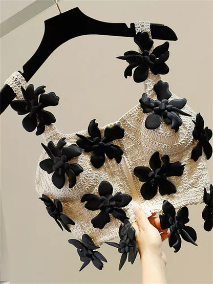  Color Block Cropped Tank Top