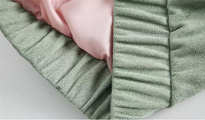 Wildlederjacke mit Farbblockmuster und ausgefranstem Saum