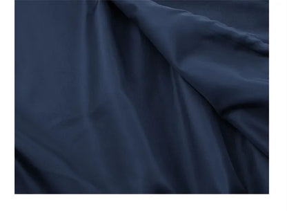 Oversize-Jacke mit Stehkragen und Kontrastfarbe