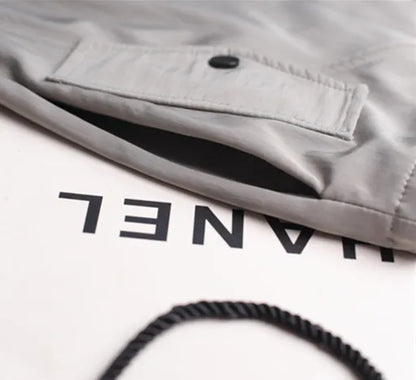 Drawstring Big Pocket Wide Leg Cargo Pants