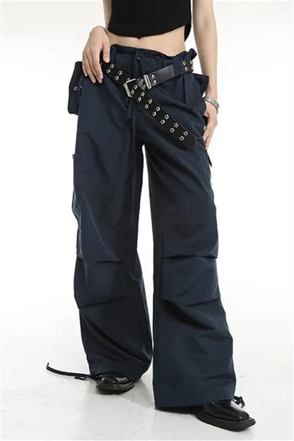 Drawstring Y2K Vintage Cargo Pants