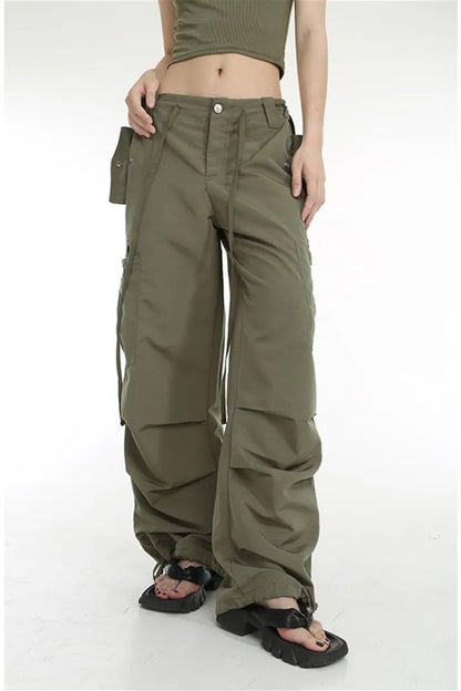 Drawstring Y2K Vintage Cargo Pants