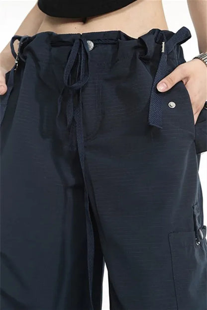 Drawstring Y2K Vintage Cargo Pants