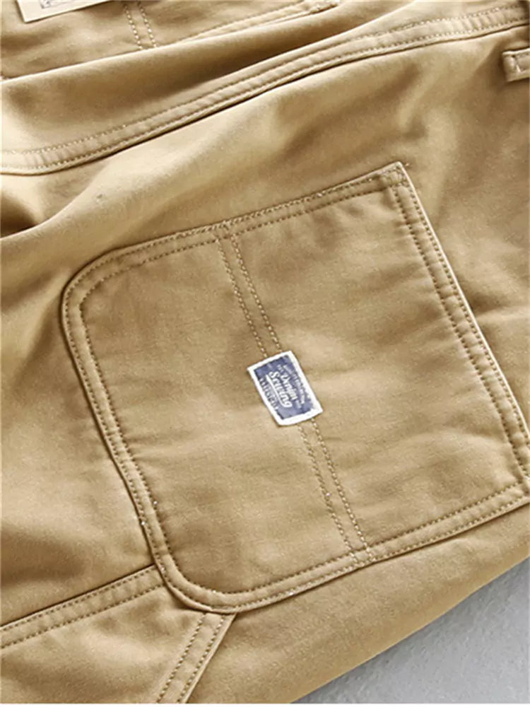 Fleece-Lined Men's Cargo Pants