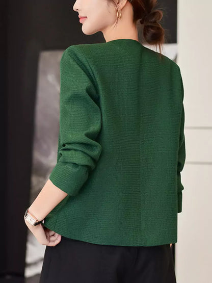 French Style High-End Single Breasted Jacket