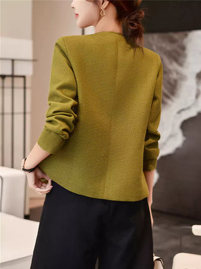 French Style High-End Single Breasted Jacket