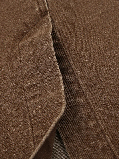 Grunge-Rock im Used-Look mit Batikmuster und asymmetrischem Bund