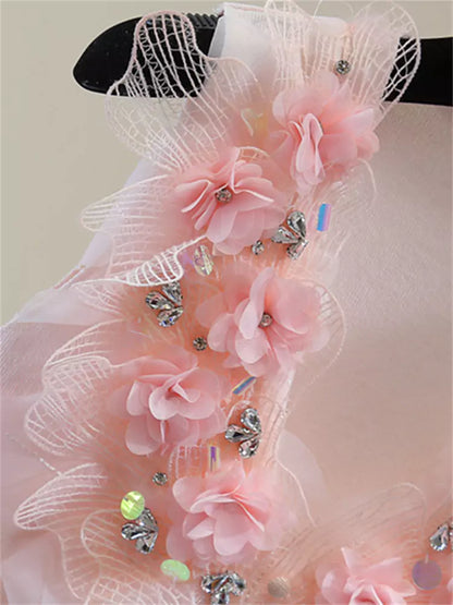 Lace Trim V-Neck Vest