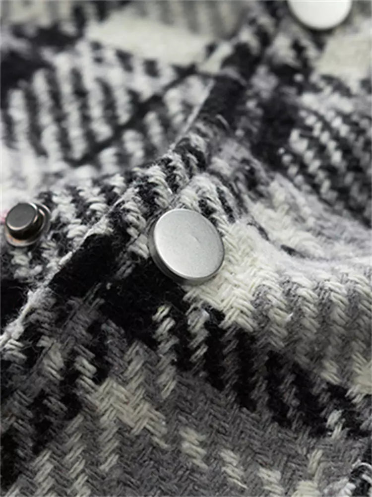 Retro-Tweedjacke für Herren mit Umlegekragen