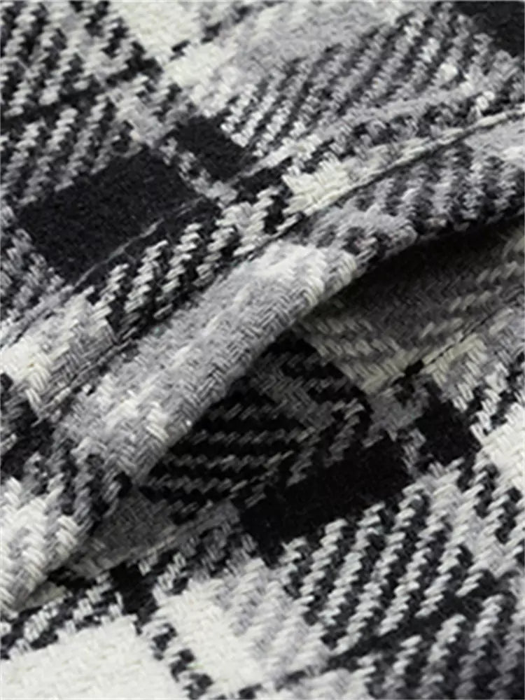 Retro-Tweedjacke für Herren mit Umlegekragen