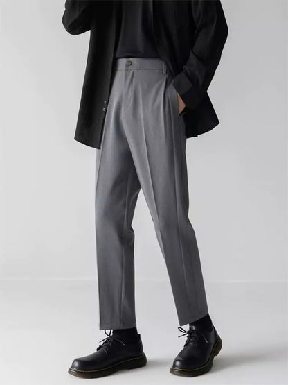 Slim-Fit-Herrenhose mit seitlichem Gummizug im Bund