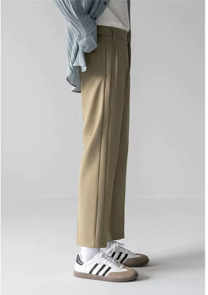 Slim-Fit-Herrenhose mit seitlichem Gummizug im Bund