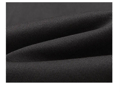 Herren-Oversize-Jacke in Unifarbe mit reflektierenden Paspeln