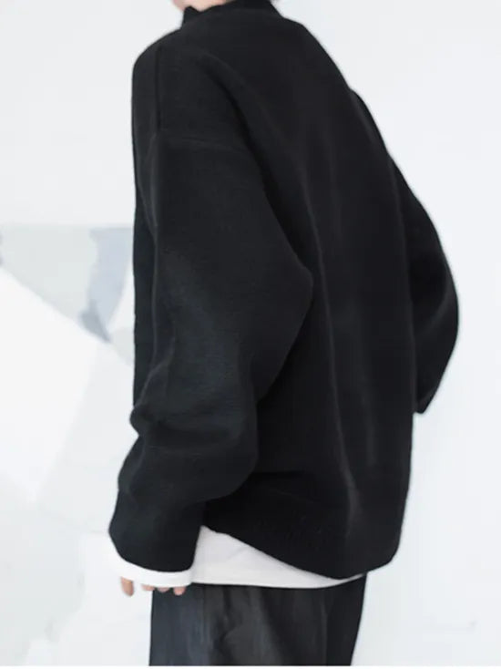 Mens Drop Shoulder Casual Warm Sweater