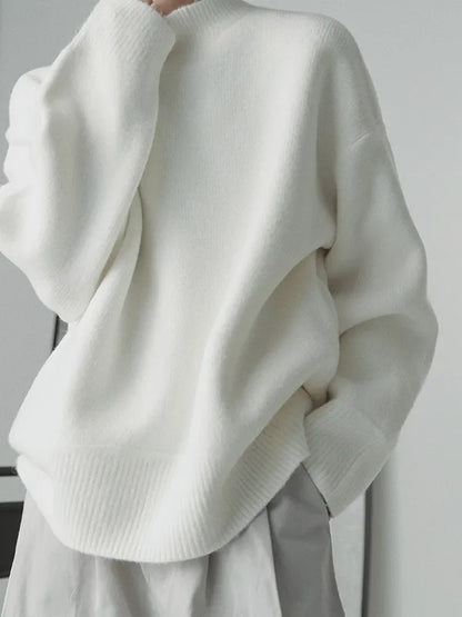 Mens Drop Shoulder Casual Warm Sweater