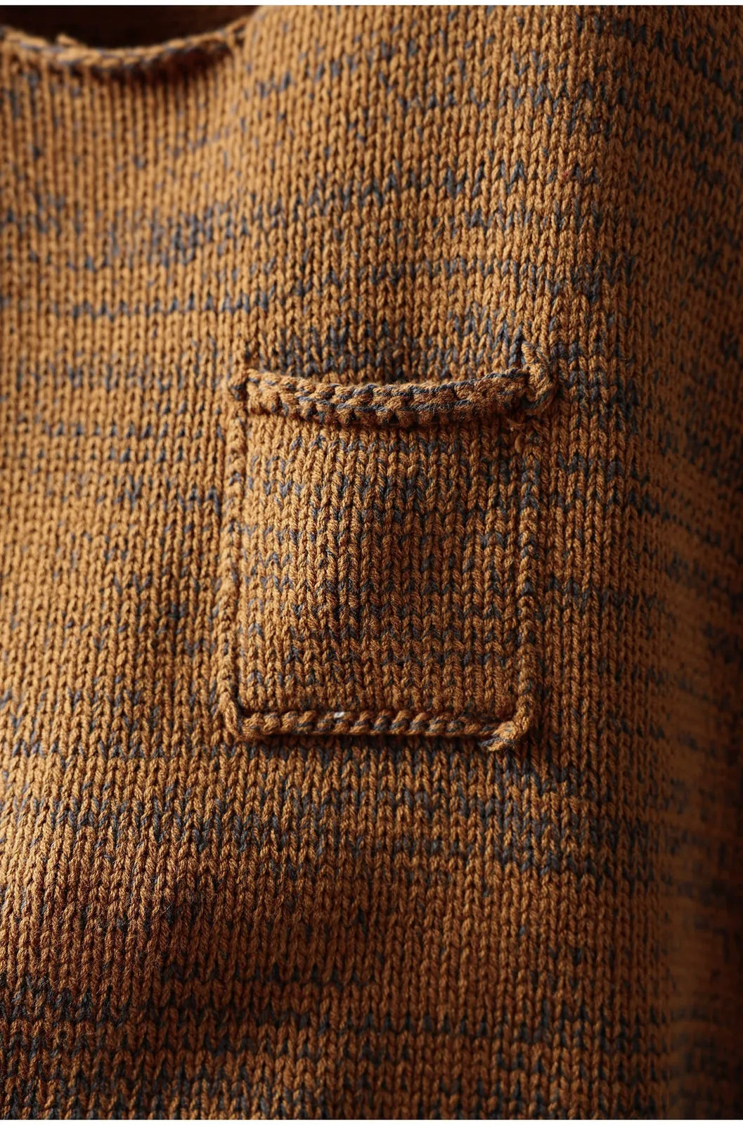 Patch Pocket Color Block Knit Vest