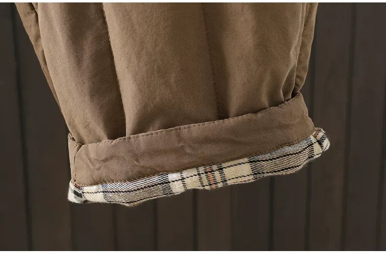 Quilted Balloon Leg Pants with Elastic Waist
