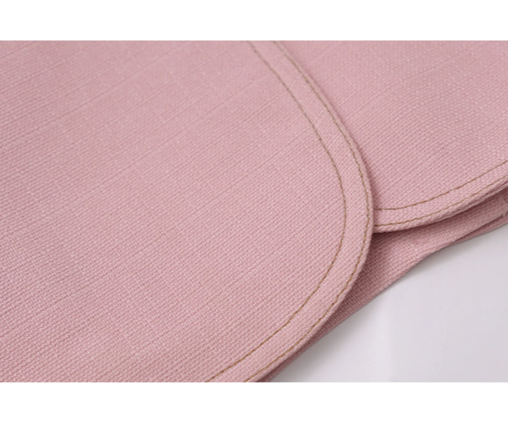 Retro Pink Loose Casual Blazer DESPLUS