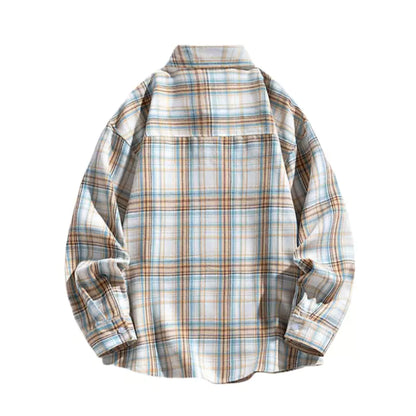 Retro-Karohemd mit lässiger Passform