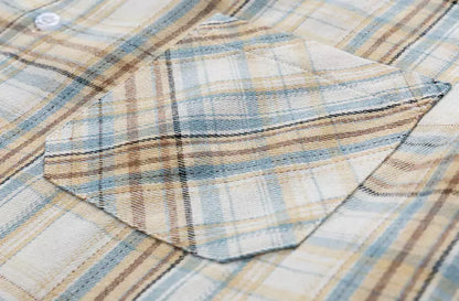 Retro-Karohemd mit lässiger Passform