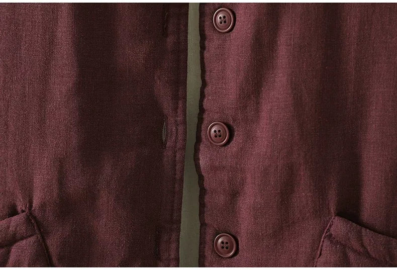 Solid Color Padded Vest with Patch Pockets