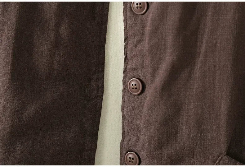 Solid Color Padded Vest with Patch Pockets