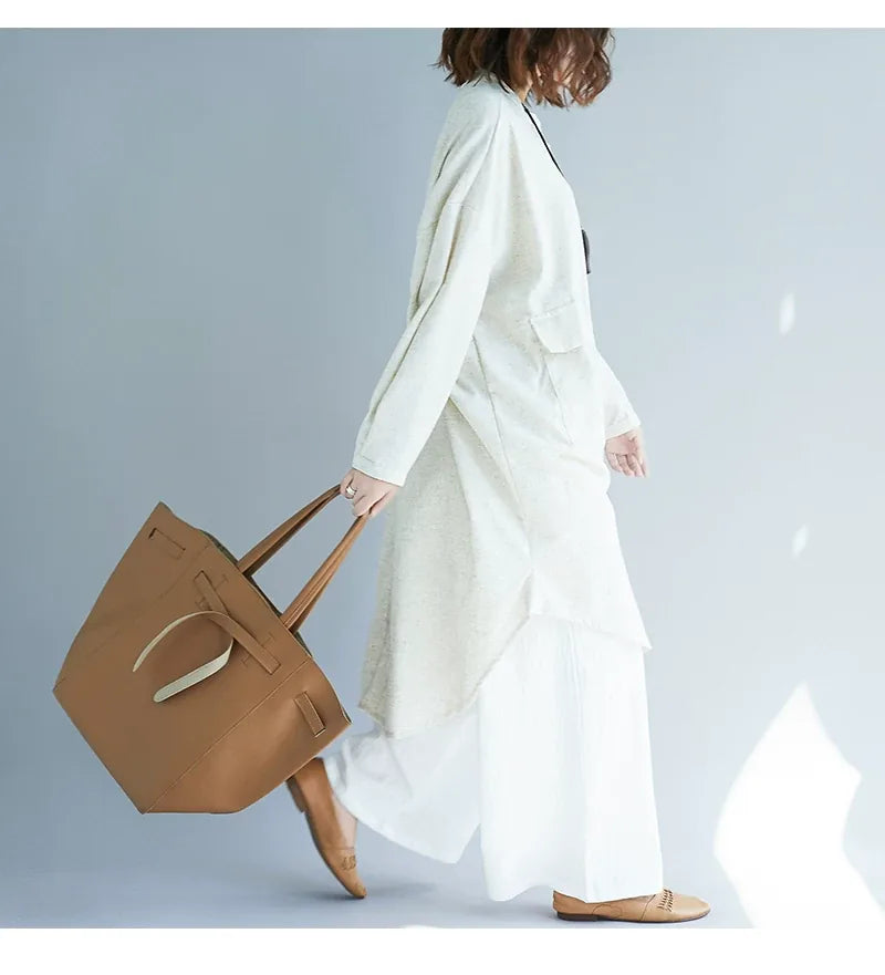 Stand Collar Textured Tunic with Patch Pockets