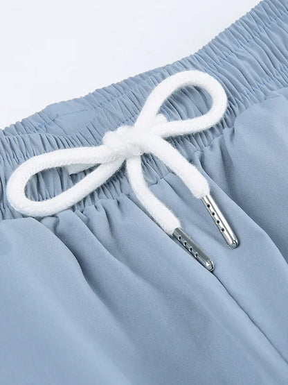 Street Low Waist Baggy Pockets Ruched Cargo Pants