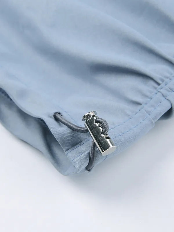 Street Low Waist Baggy Pockets Ruched Cargo Pants