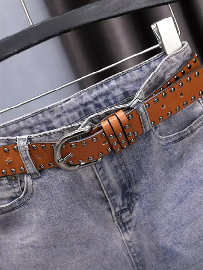 Pantalones de corte bota estilo retro, elásticos, de cintura alta y corte petite para mujer