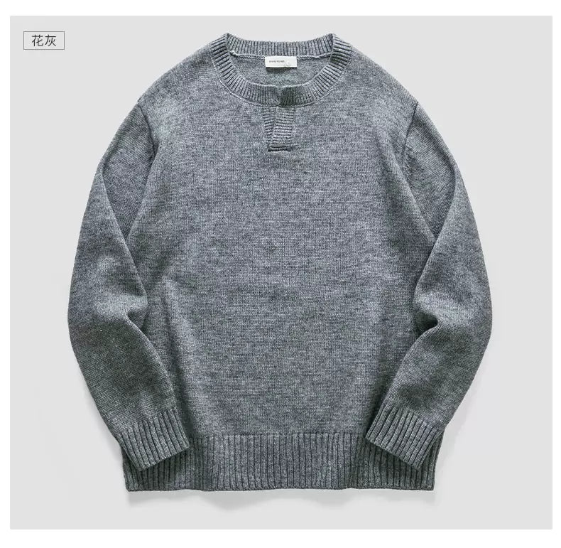 Stylish Solid Color Comfy Warm Sweater