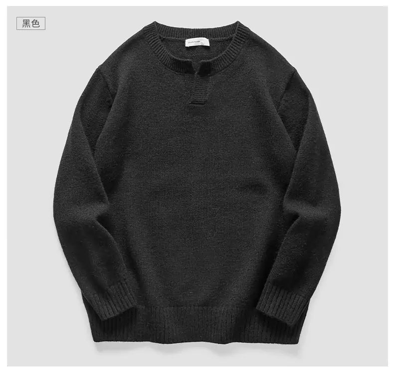 Stylish Solid Color Comfy Warm Sweater