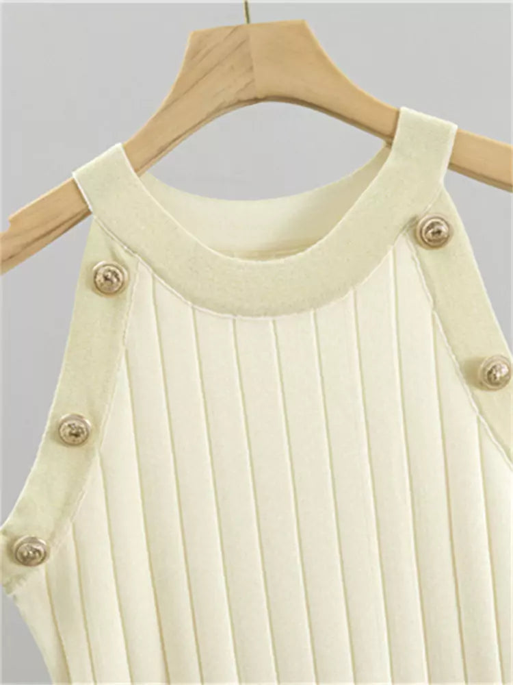 Stylish V-neck Cardigan & Corset Knit Bodycon Dress 2 Piece Set