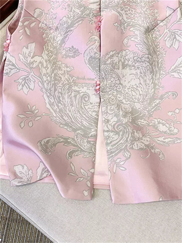 Stylish Vintage Jacquard Vest Winter