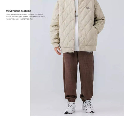 Chaqueta moderna y versátil con acolchado de rombos